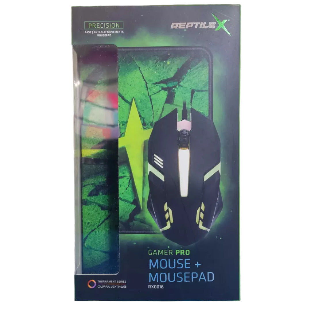 Rx0016 Kit Gamer Pro + Mouse + Mousepad