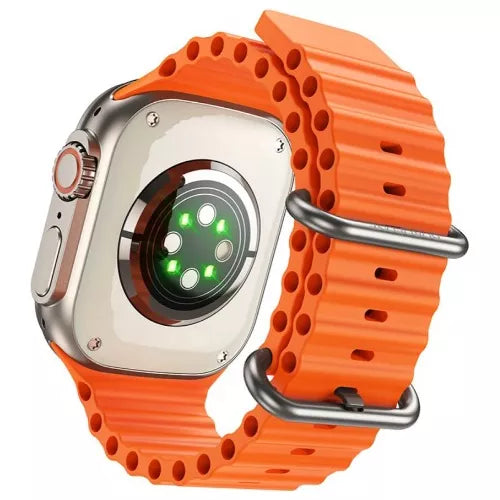 Reloj Borofone BD3 Ultra con diseño deportivo y monitoreo de frecuencia cardíaca.
