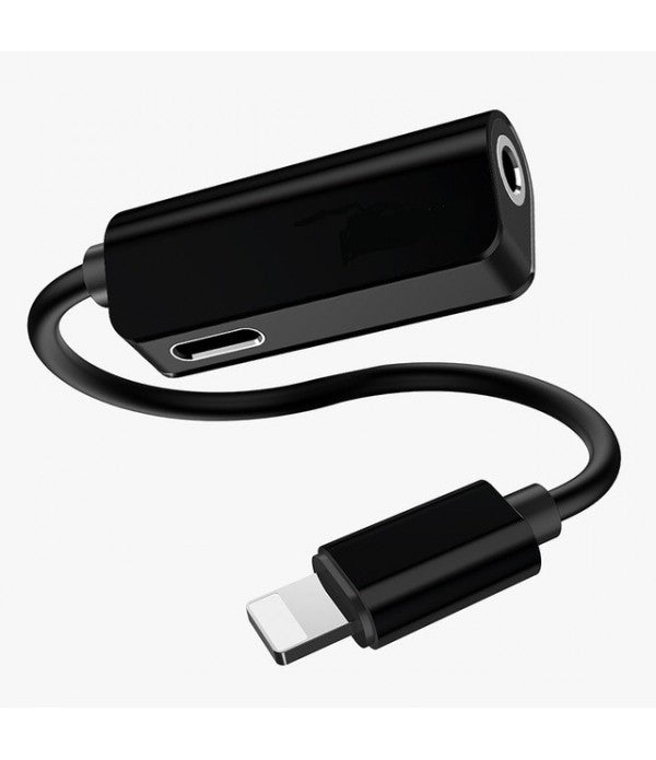 Budi adaptador para conectar auriculares de 3.5 mm a dispositivos Lightning de Apple.