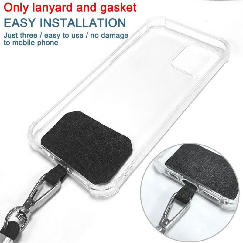 Colgante universal para carcasa de celular, ajustable y resistente, ideal para uso diario y actividades al aire libre.