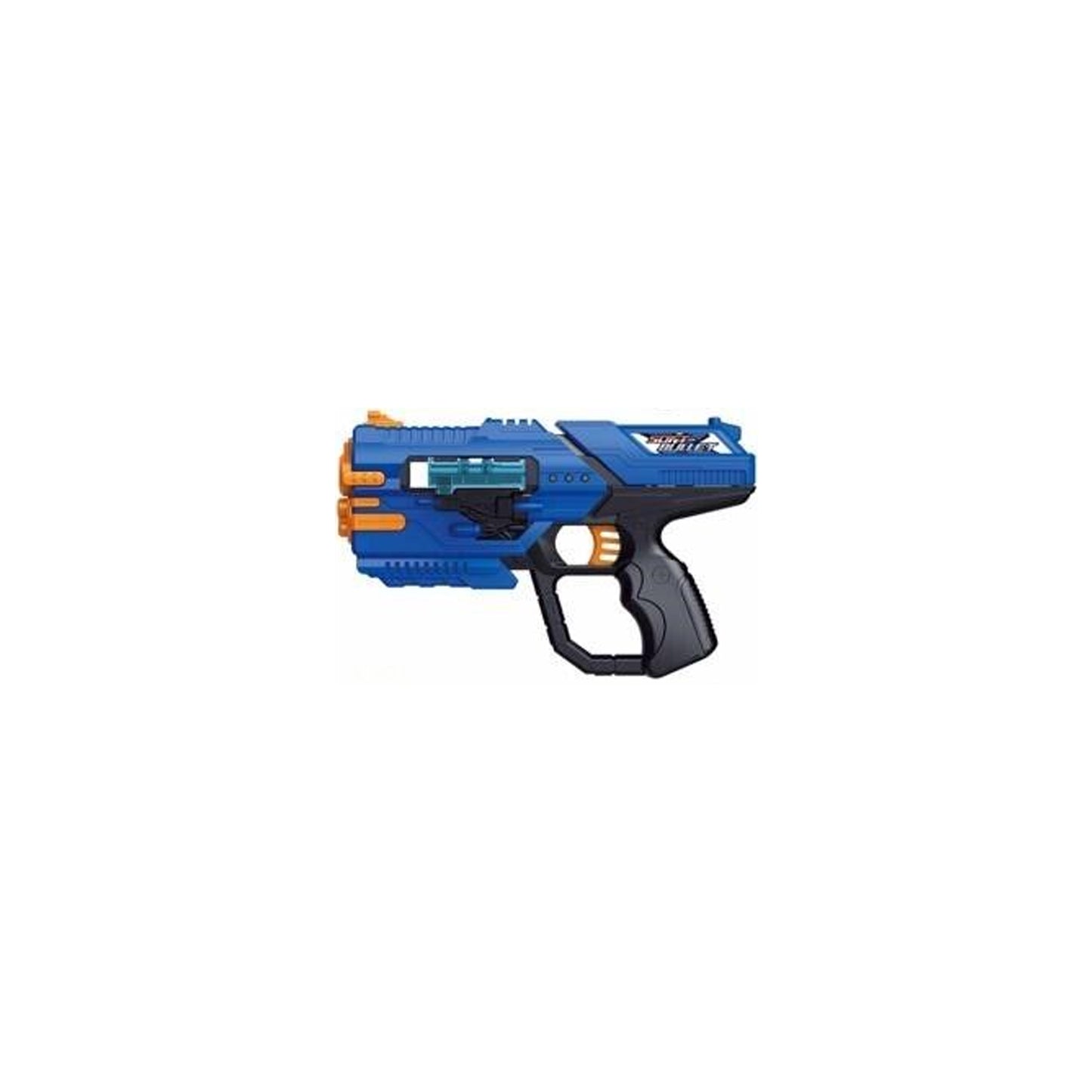 Pistola de juguete Super Gun con 12 dardos de espuma seguros para niños.