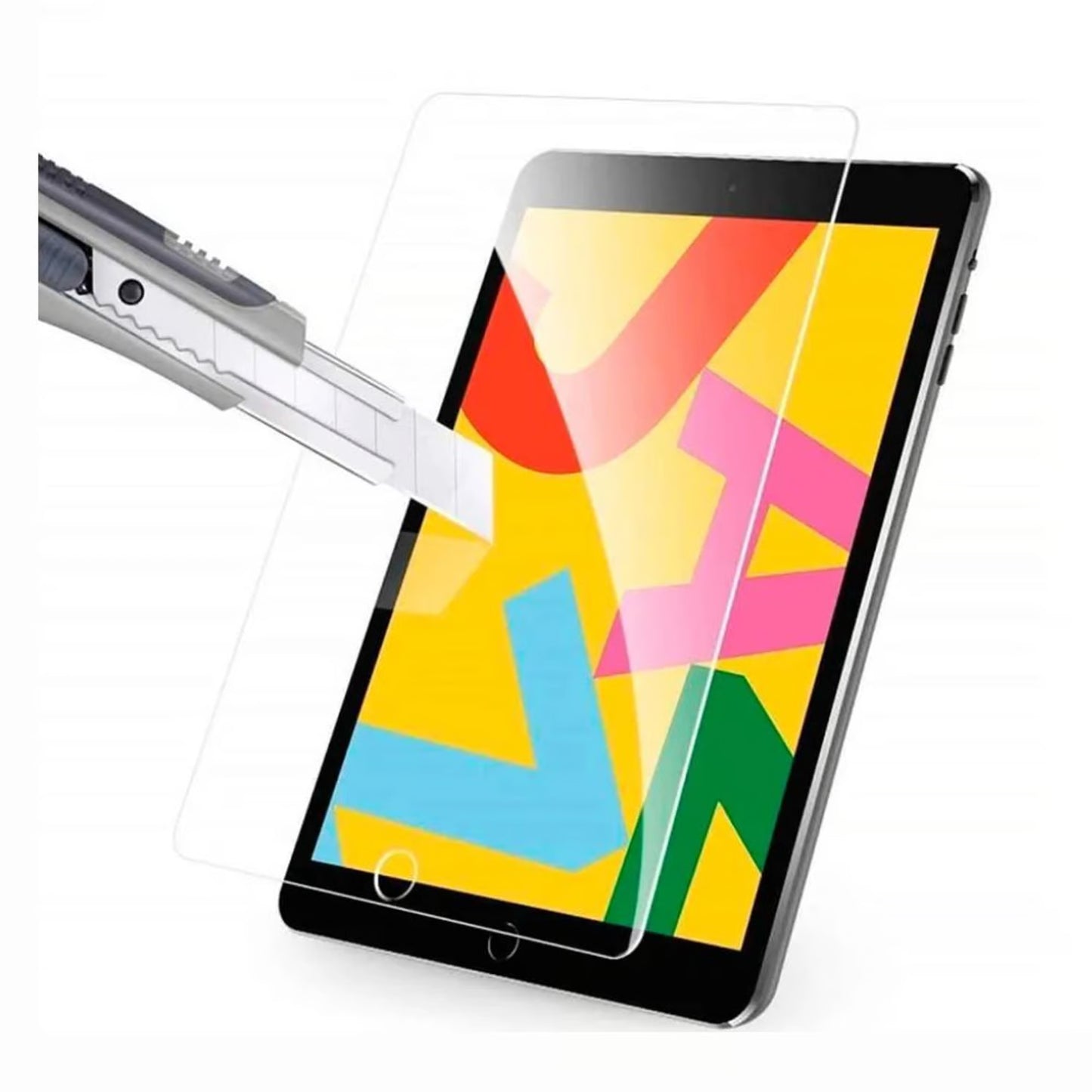 Protector de pantalla de vidrio para iPad 10.2, máxima protección y claridad.