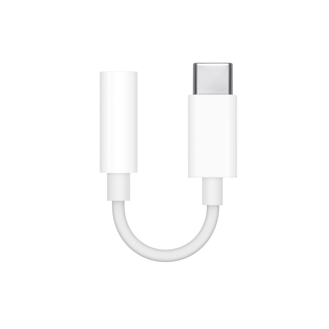 Adaptador Apple USB-C a 3,5 mm para audífonos y dispositivos de audio.