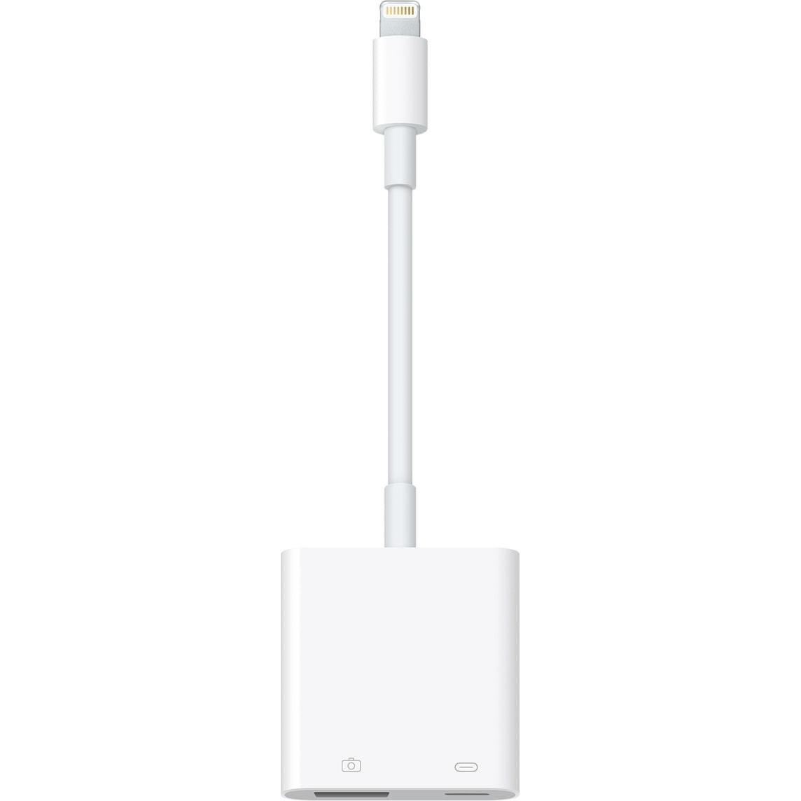 Adaptador Apple Lightning a USB 3 para conectar cámaras y dispositivos USB.