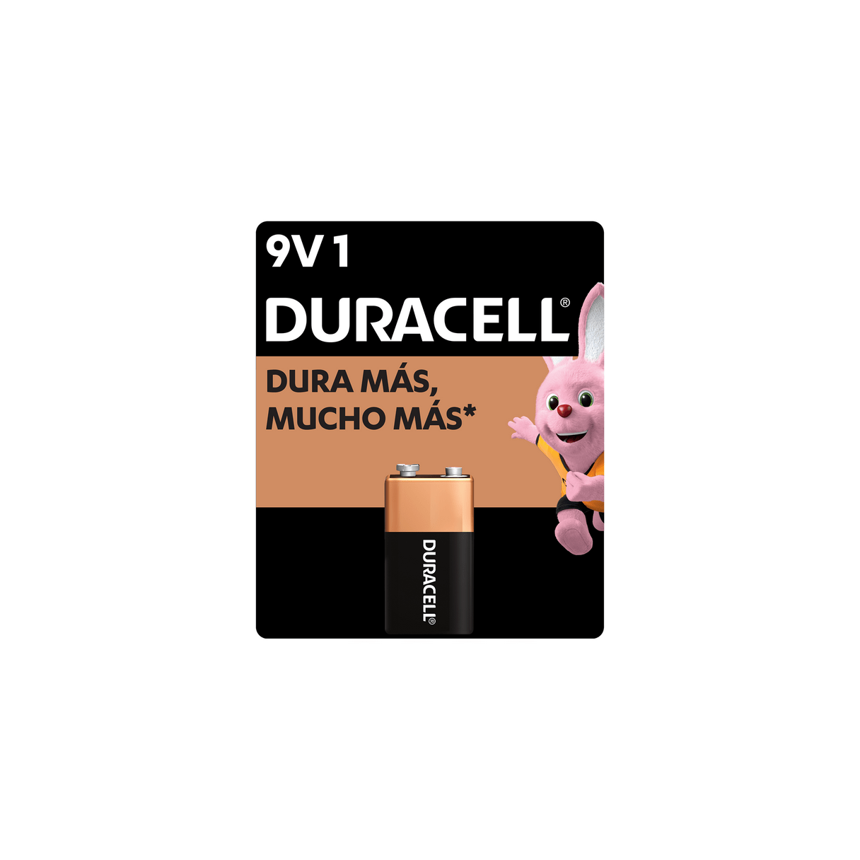 Pila 9V Duracell ideal para alarmas y detectores de humo cerca de metro salvador