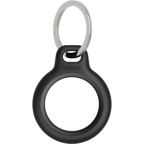 Soporte para AirTag con anillo metálico Belkin, diseño seguro y elegante
