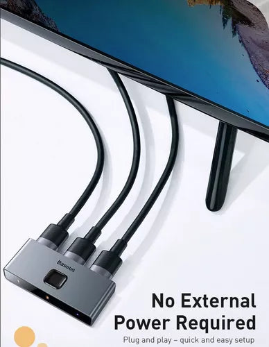 Switch HDMI Baseus Matrix SUHZ-01 para 4K y 60 Hz