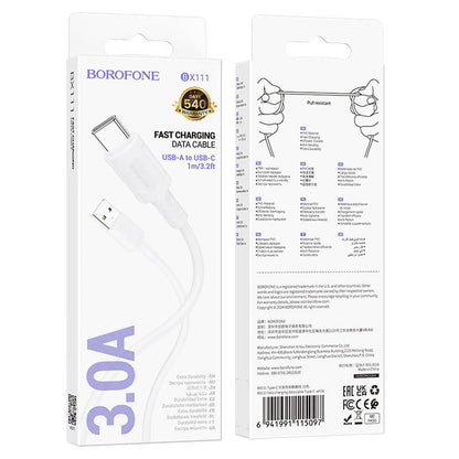 Cable USB‑A a USB‑C 3A