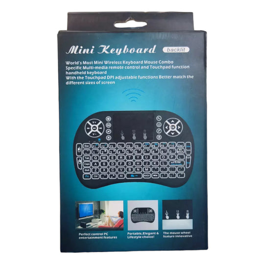 Mini Keyboard Backlit Teclado Bluetooth Para Tv