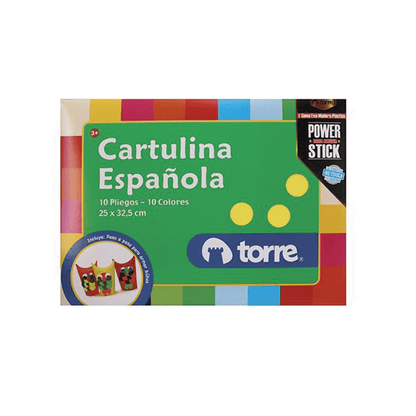 Cartulina Española Torre 25X32.5 cm Multicolor 10 Unidades