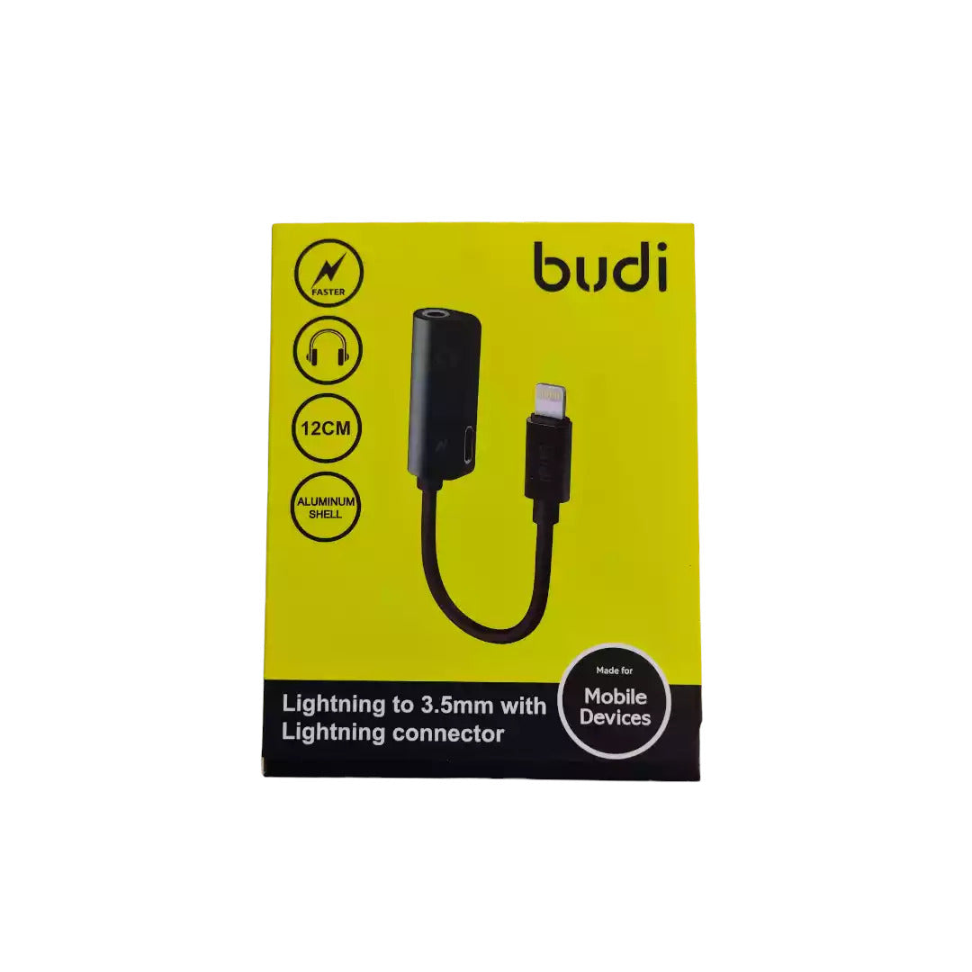 Budi Adaptador Lightning A Jack 3.5Mm