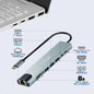 Adaptador Multipuerto Usb-c 8 En 1 Ulink Ul-adc804 Plateado