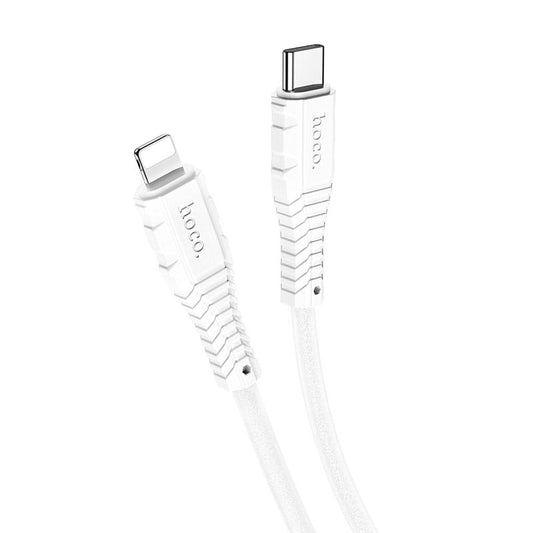 Cable Tipo-C a Lightning Hoco X67 Nano Silicone con carga rápida 20W.
