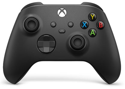 Control inalámbrico Xbox Carbon Black compatible con múltiples plataformas.
