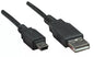 Cable Mini Usb 5 Pines V3 Carga Para Control Play Gps Camaras