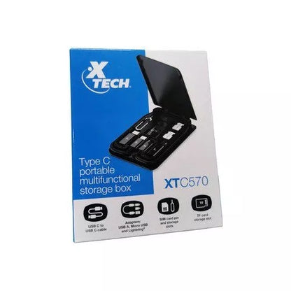 Estuche Portátil Multifuncional Tipo C XTech XTC-570