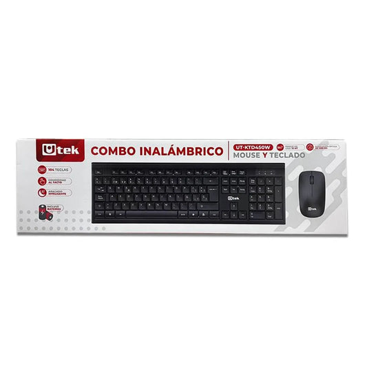 Kit De Teclado Y Mouse Inalámbrico Utek