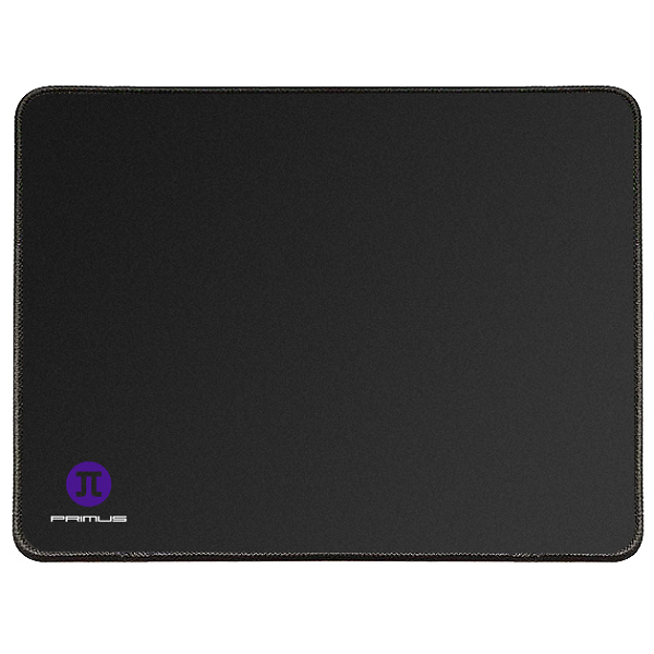 Mouse Pad Gaming Primus Arena L PMP-01L en color negro, diseño amplio 400x320 mm, con superficie texturizada y base antideslizante.
