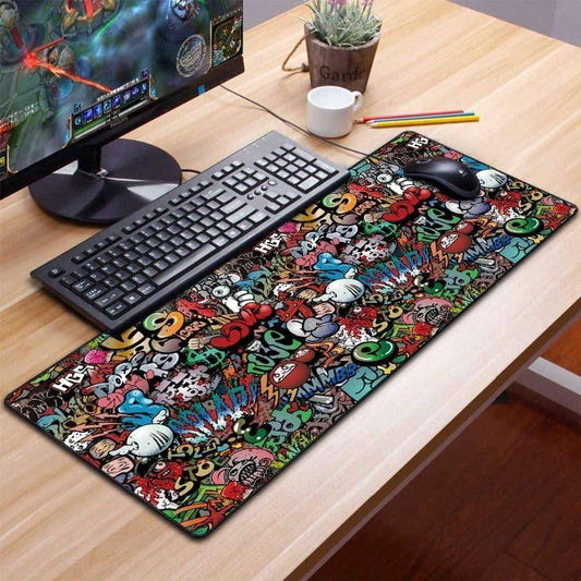 Mousepad D3Blue resistente a líquidos y fácil de limpiar.
