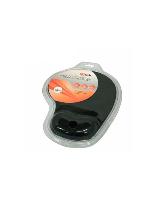 Mousepad ergonómico con gel y bordes tejidos para muñeca UT-MP305
