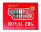 Naipes Royal ZRG lavables de plástico, resistentes y de alta durabilidad, set de 2 mazos.  
