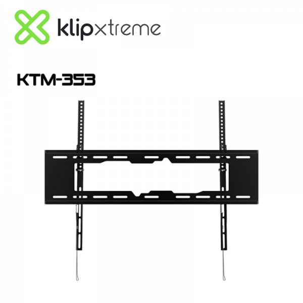 Soporte TV inclinable Klip Xtreme KTM-353 para televisores de 55" a 90", capacidad de 50 kg.
