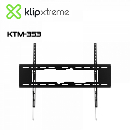 Soporte TV inclinable Klip Xtreme KTM-353 para televisores de 55" a 90", capacidad de 50 kg.
