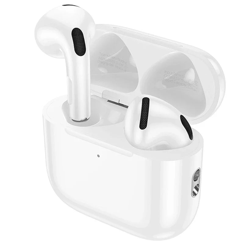 Vista frontal de los auriculares Borofone BW83 con logo y diseño compacto