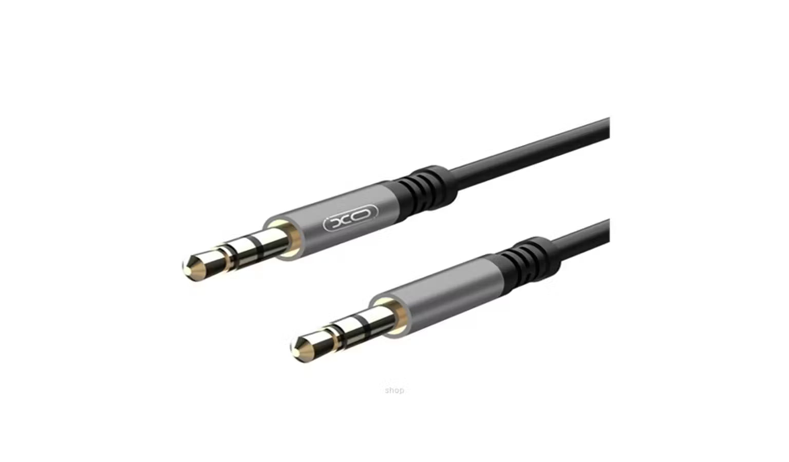 Cable AUX de 1 metro XO NB121 solo, diseño limpio y elegante.
