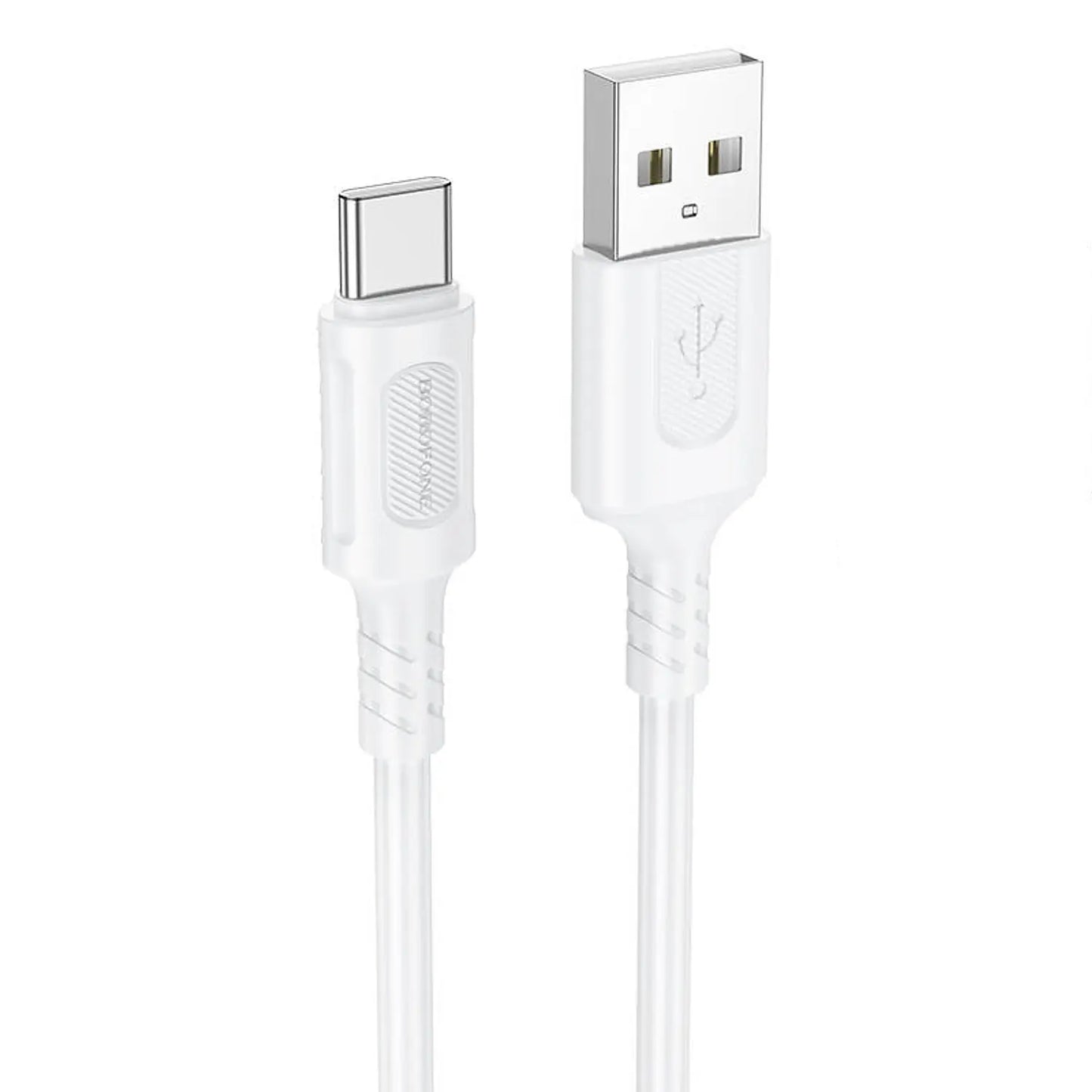 Cable Borofone BX111 blanco USB-A a USB-C, carga 3 A