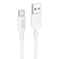 Cable Borofone BX111 blanco USB-A a USB-C, carga 3 A