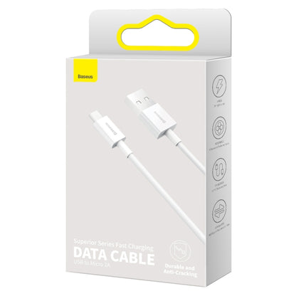 Cable USB-A a Micro USB Baseus de 2 metros y carga rápida
