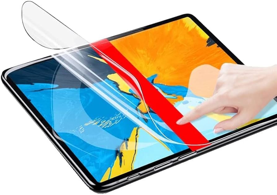 Protector flexible de pantalla Hoco para tablets, compatible con modelos como iPad Pro 2024, Xiaomi Pad 6, y Lenovo Tab P12
