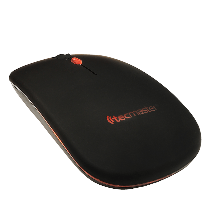 Mouse inalámbrico y Bluetooth 5.0 recargable Tecmaster con retroiluminación RGB
