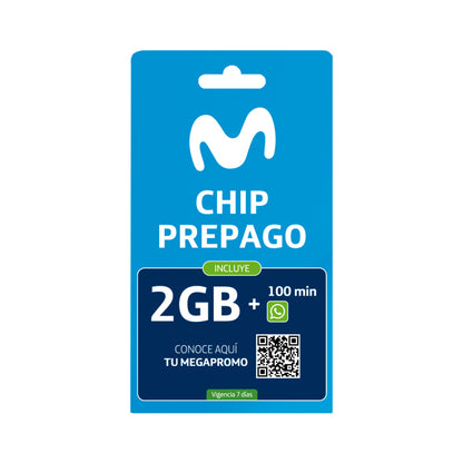 Tarjeta SIM Movistar para activación rápida y prepago
