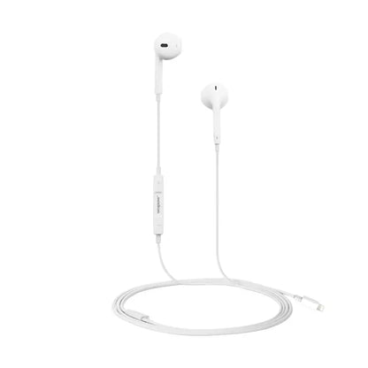 Conector Lightning de los auriculares WE03 + control de volumen integrado.
